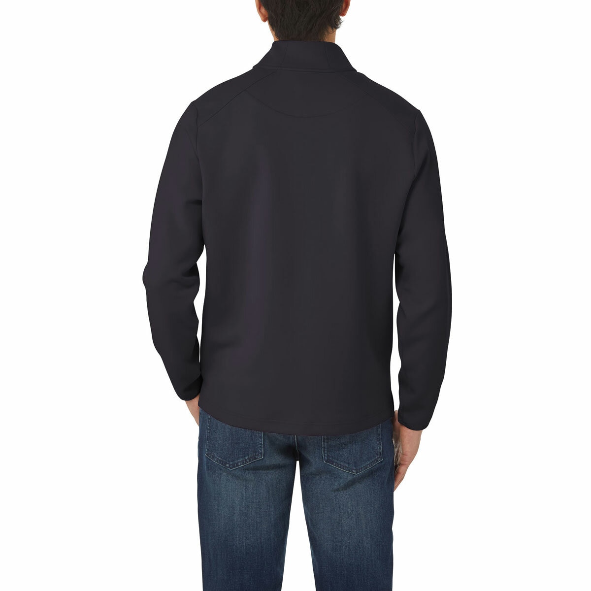 Kirkland Signature Men's 1/2 Zip Sweater in Black