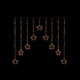 1.2x1.2m Flexibright Star V Curtain with 258 Warm White LEDs