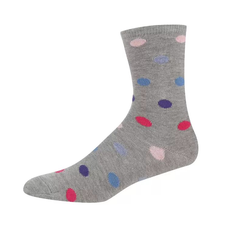 DKNY Women's Patterned Socks, 6 Pack in Blue