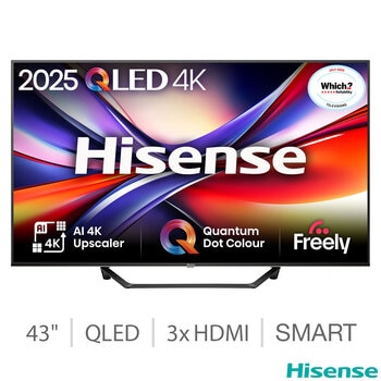 Buy Hisense 43A7QTUK 43 Inch QLED HD Smart TV at Costco.co.uk