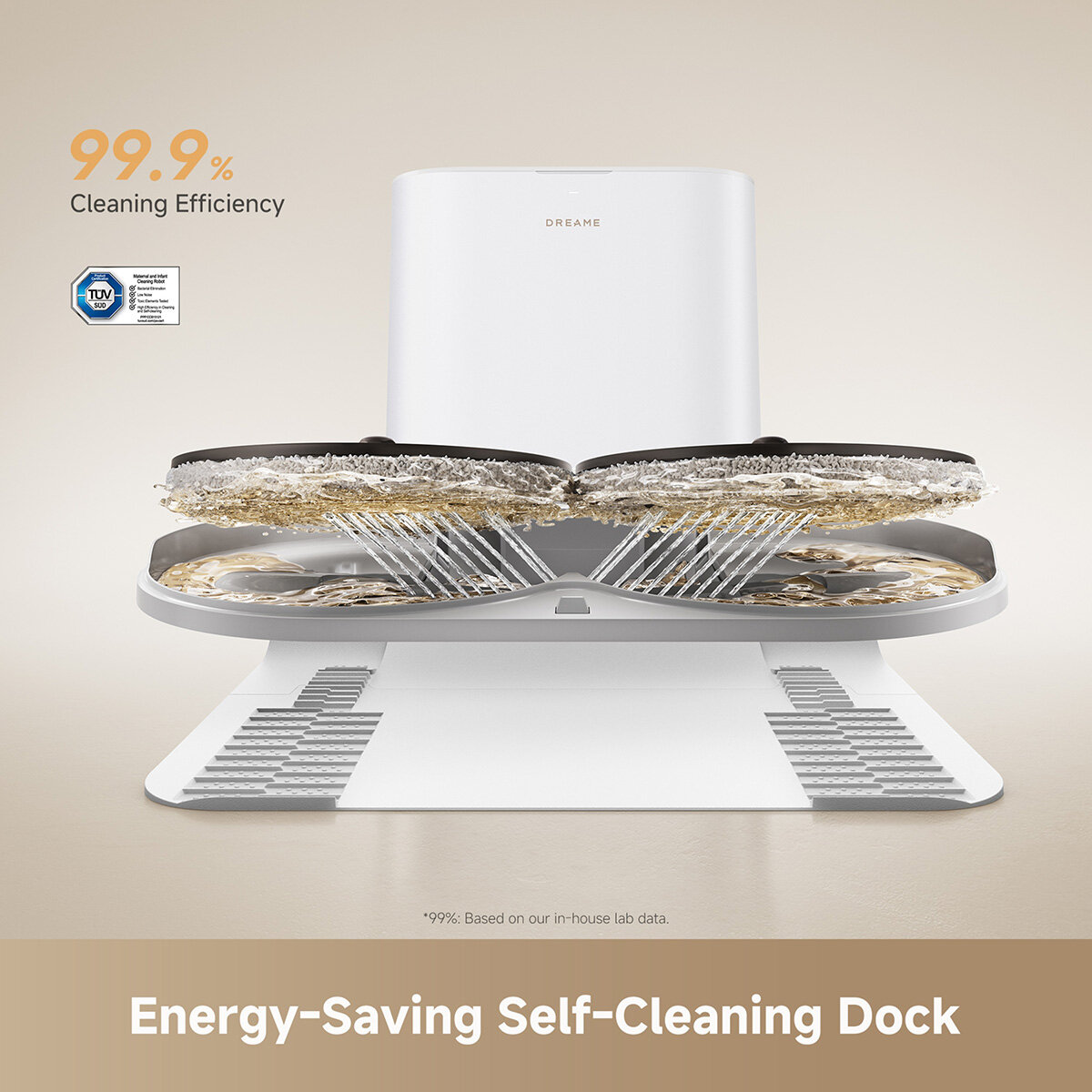 Dreame L50S Pro Ultra Robotic Vacuum Cleaner in White Dreame L50S Pro Ultra Robotic Vacuum Cleaner in White