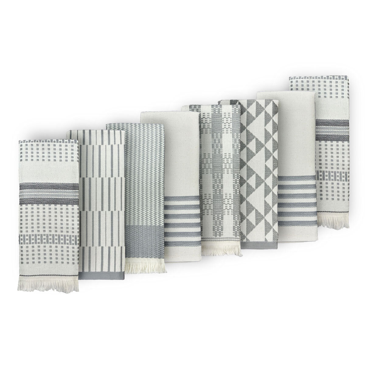Mundotextil Portugal Kitchen Towels 8 Pack in 3 colours