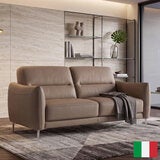 Nicoletti Jupiter Taupe Leather 2 Seater Sofa Nicoletti Jupiter Taupe Leather 2 Seater Sofa