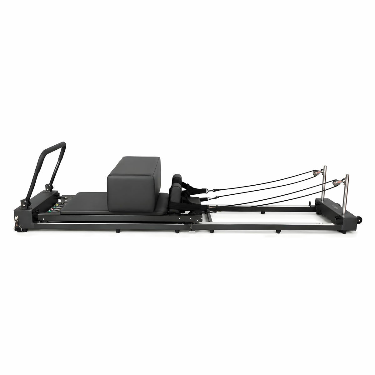 Studio image of the R3NU Folding Home Reformer from the side Studio image of the R3NU Folding Home Reformer from the side