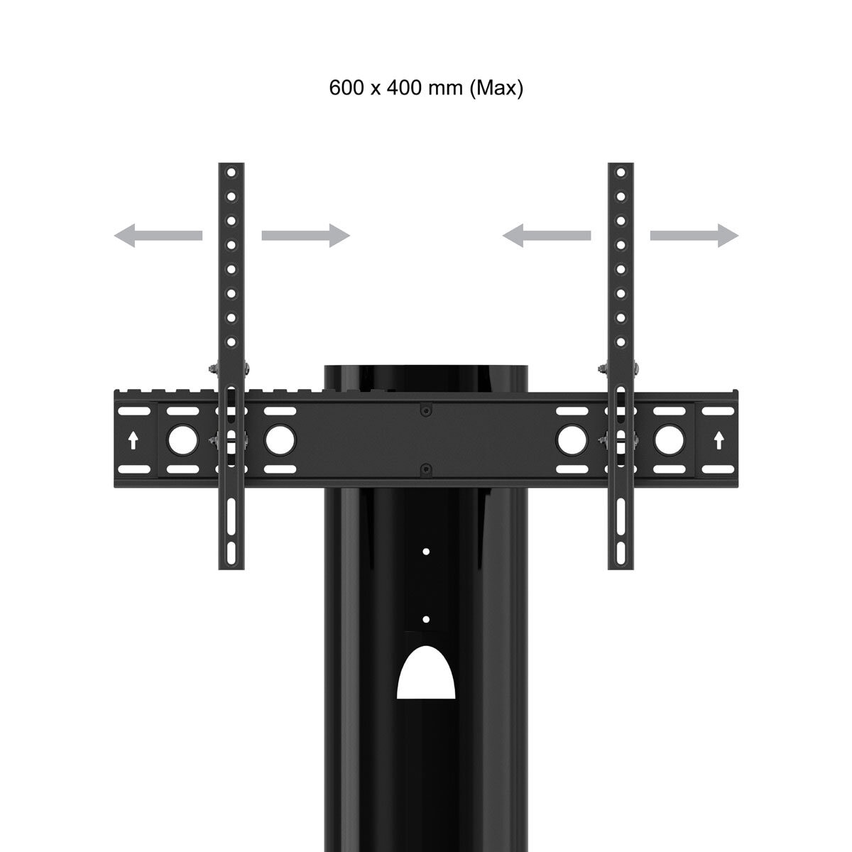 AVF Chepstow 930 TV Stand for TVs up to 65", Gloss Black