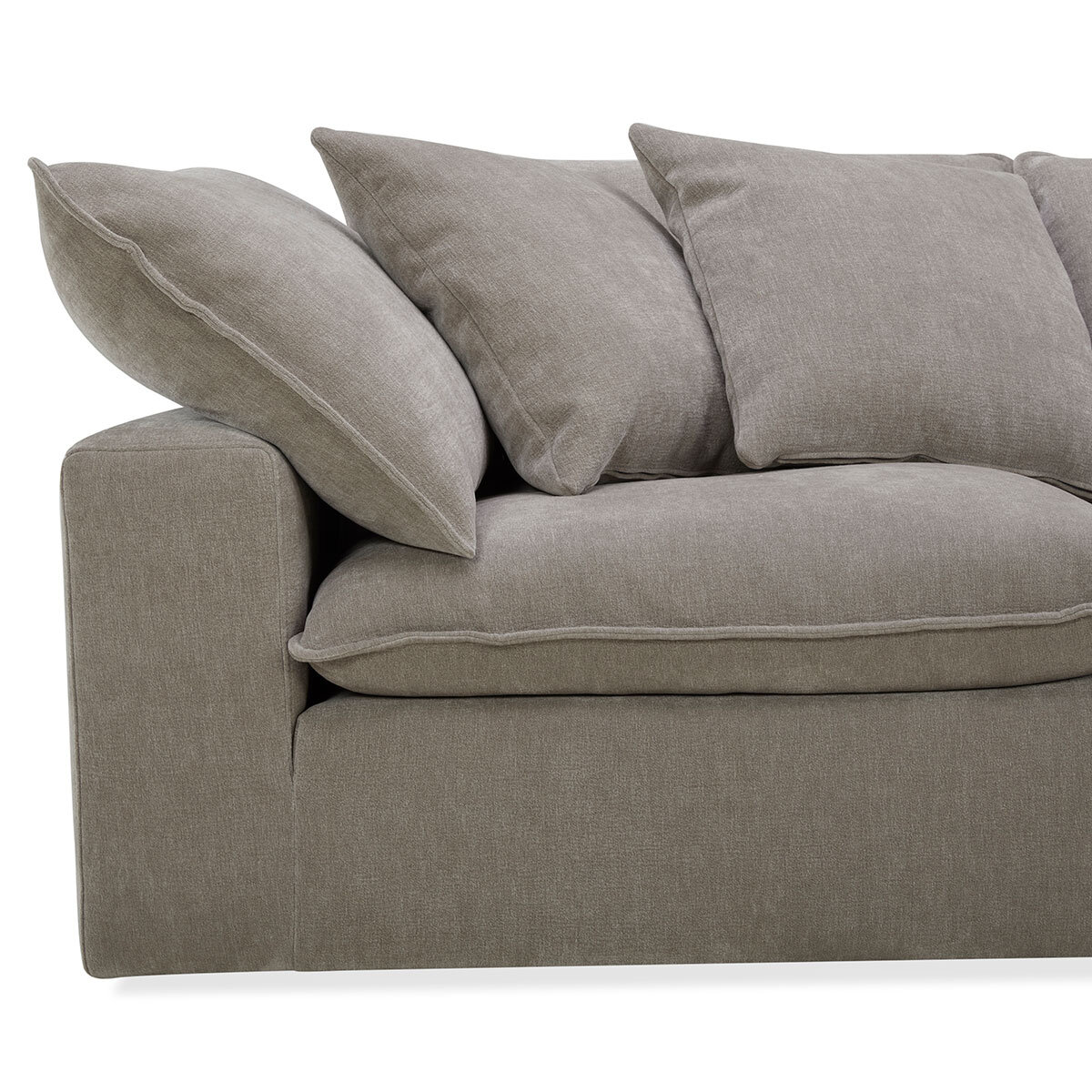 Aiden & Ivy Serene Modular Sofa in Beige
