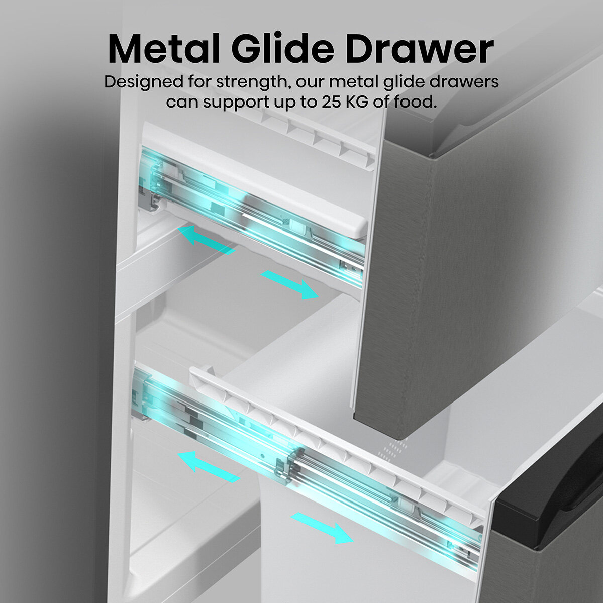 Hisense RM469N4ACDUK Fridge Freezer, D Rated in Stainless Steel
