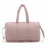 MYTAGALONGS Cloud Duffle Weekender Bag in Pink
