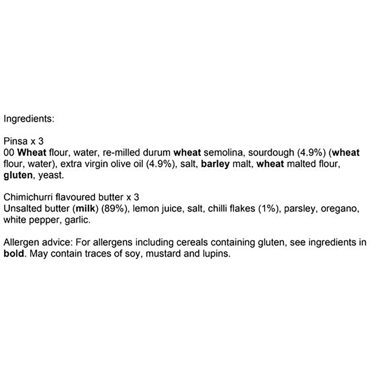 Ingredients