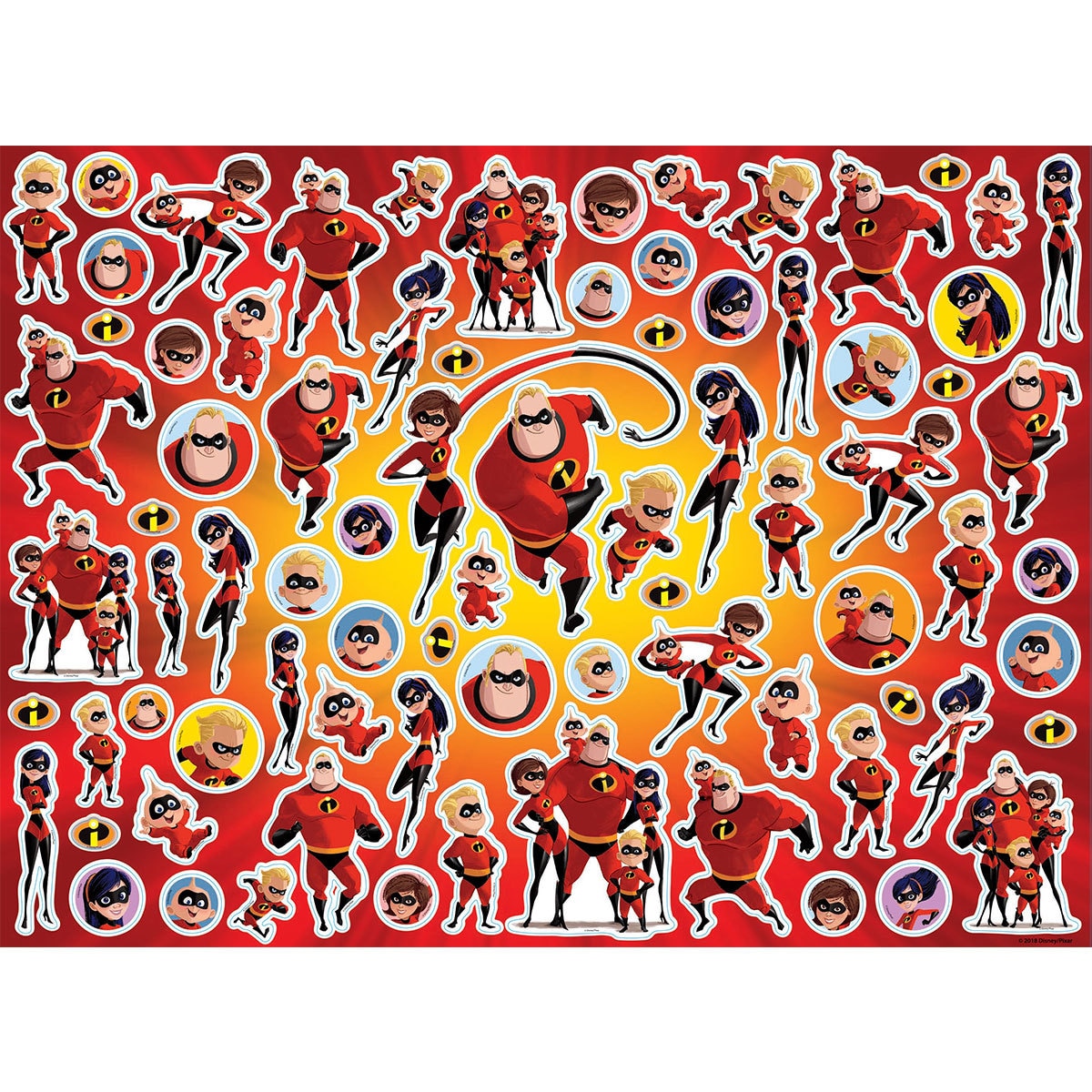 The Incredibles Giant Sticker Activity Pad (4+ Years)