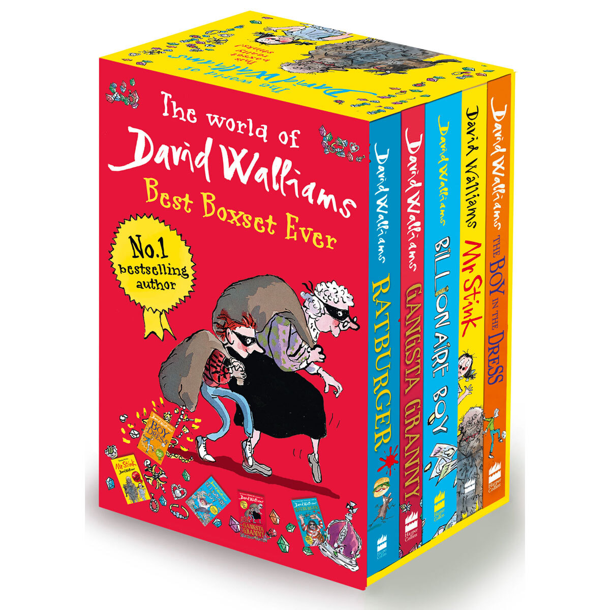 The World of David Walliams 5 Book Boxset (6+ Years)