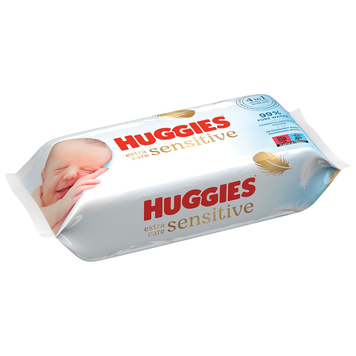 Huggies Baby Wipes Extra Care Sensitive, 56 Wipes