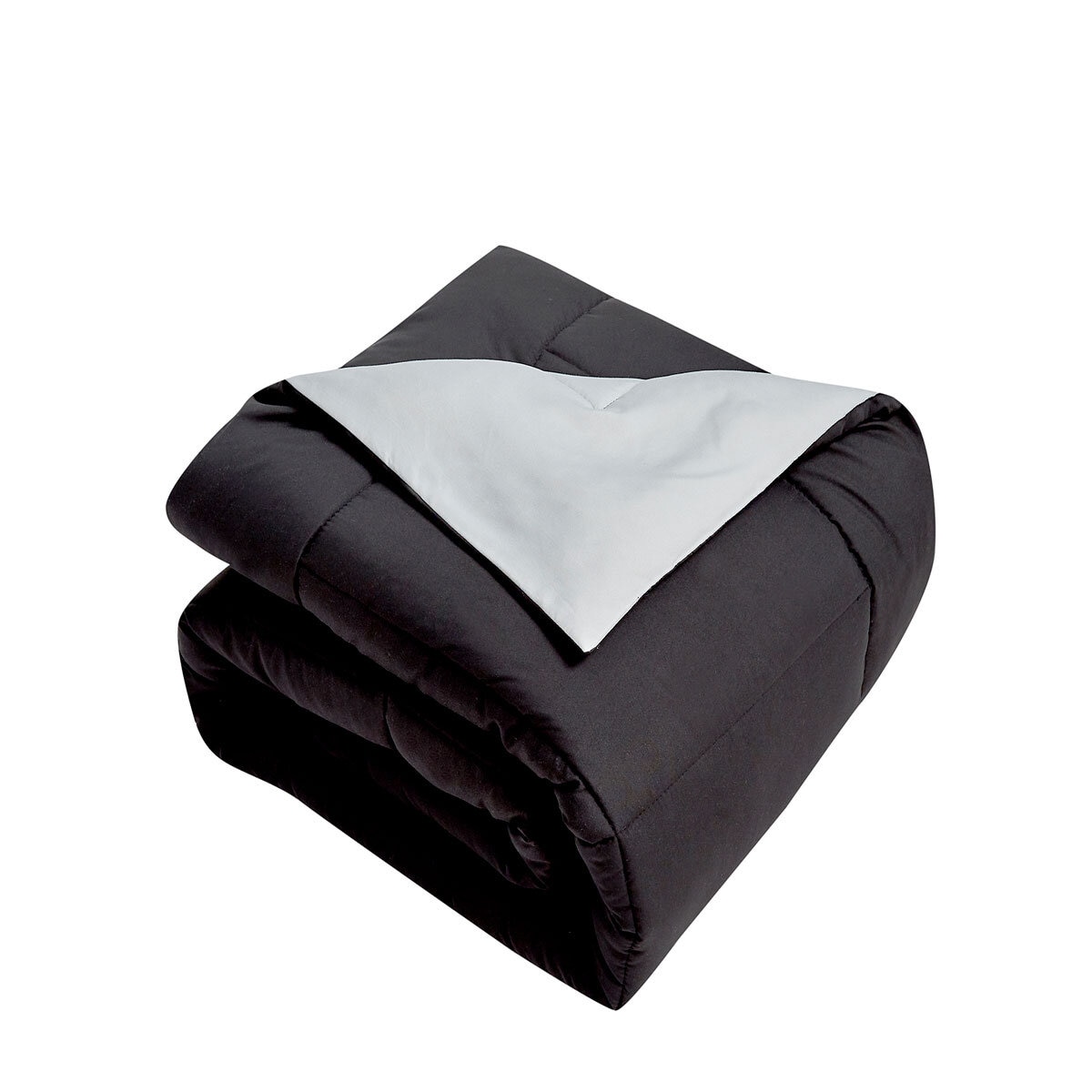 Hotel Grand Reversible Coverless Double Duvet in Black