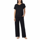 Carole Hochman 3 Piece Pyjama Set In Black