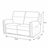 Nicoletti Atlanta Large 2 Seater Sofa