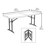 Lifetime 6ft Fold in Half Commercial Grade Table