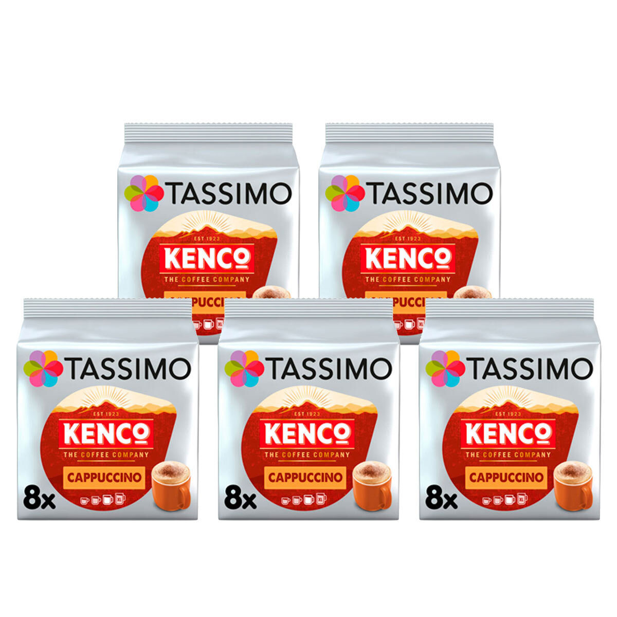 Tassimo Kenco Cappuccino Coffee Pods, 40 Servings