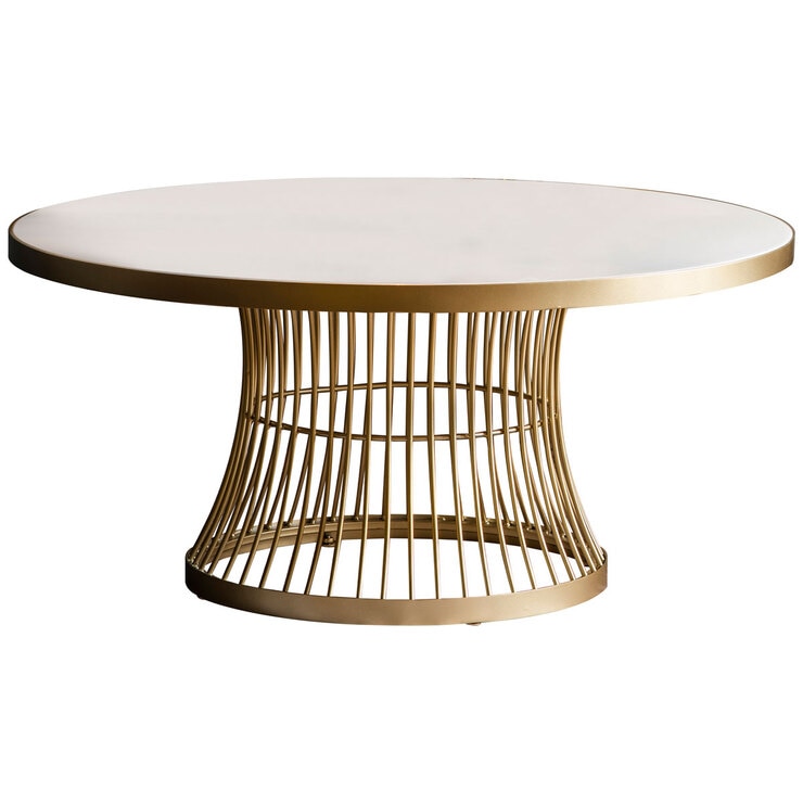 Gallery Pickford Champagne Marble Top Coffee Table