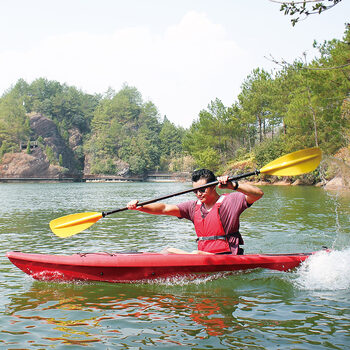 H20-FLO 10ft (302cm) Sit-In 1 Person Kayak with Paddle