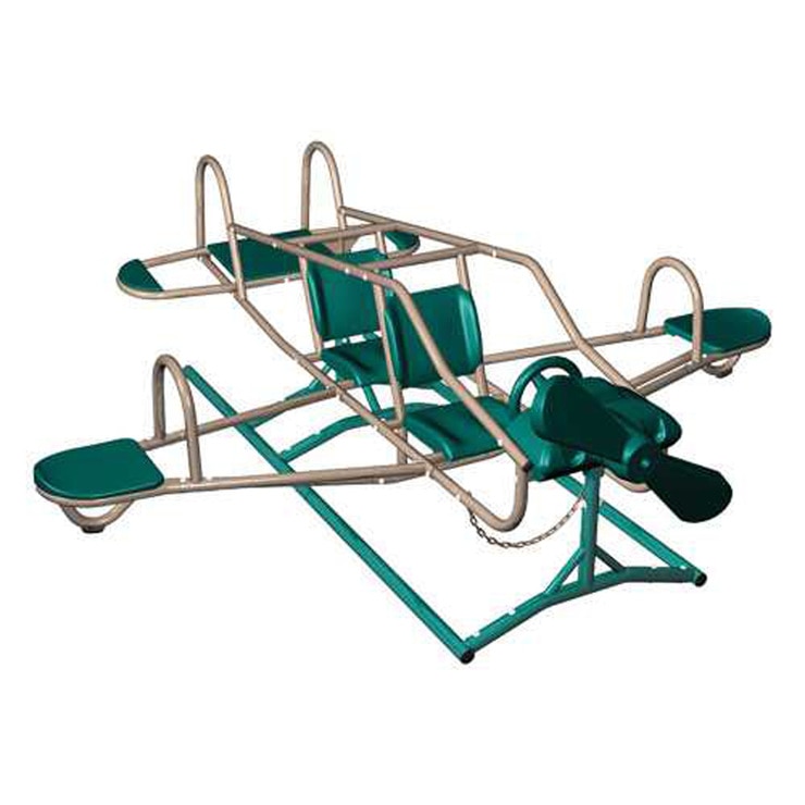 Lifetime Ace Flyer Airplane Teeter Totter SeeSaw in Earth Tone (3
