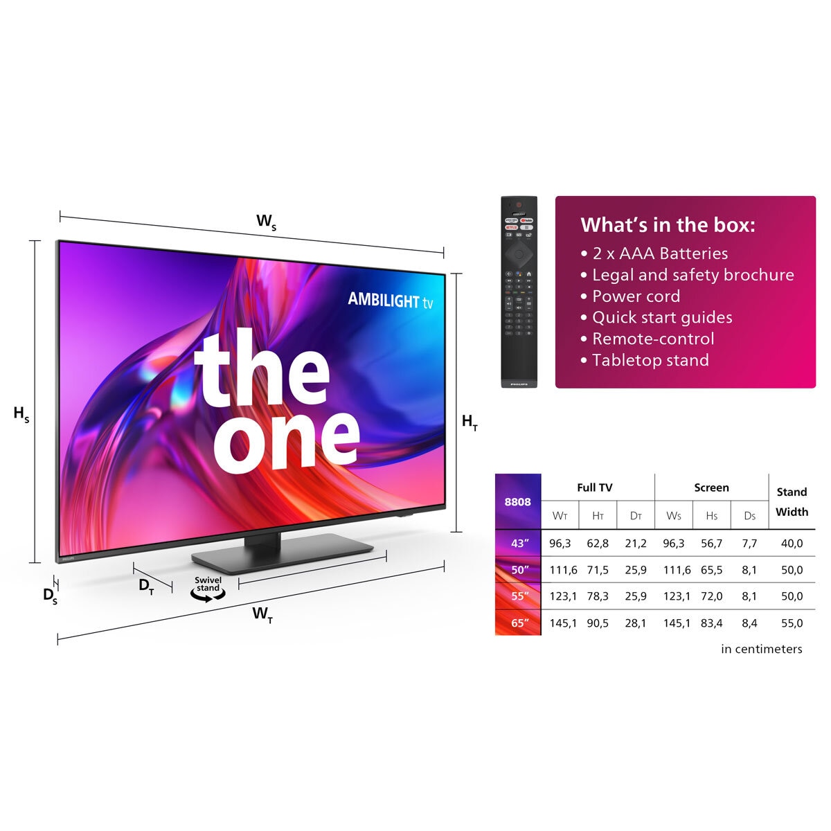 Philips the on sale one 43