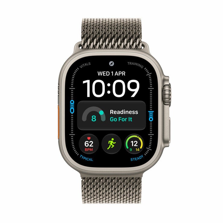 Buy Apple Watch Ultra 4 GPS + Cellular, 49mm Titanium Case with Natural Titanium Milanese Loop at costco.co.uk