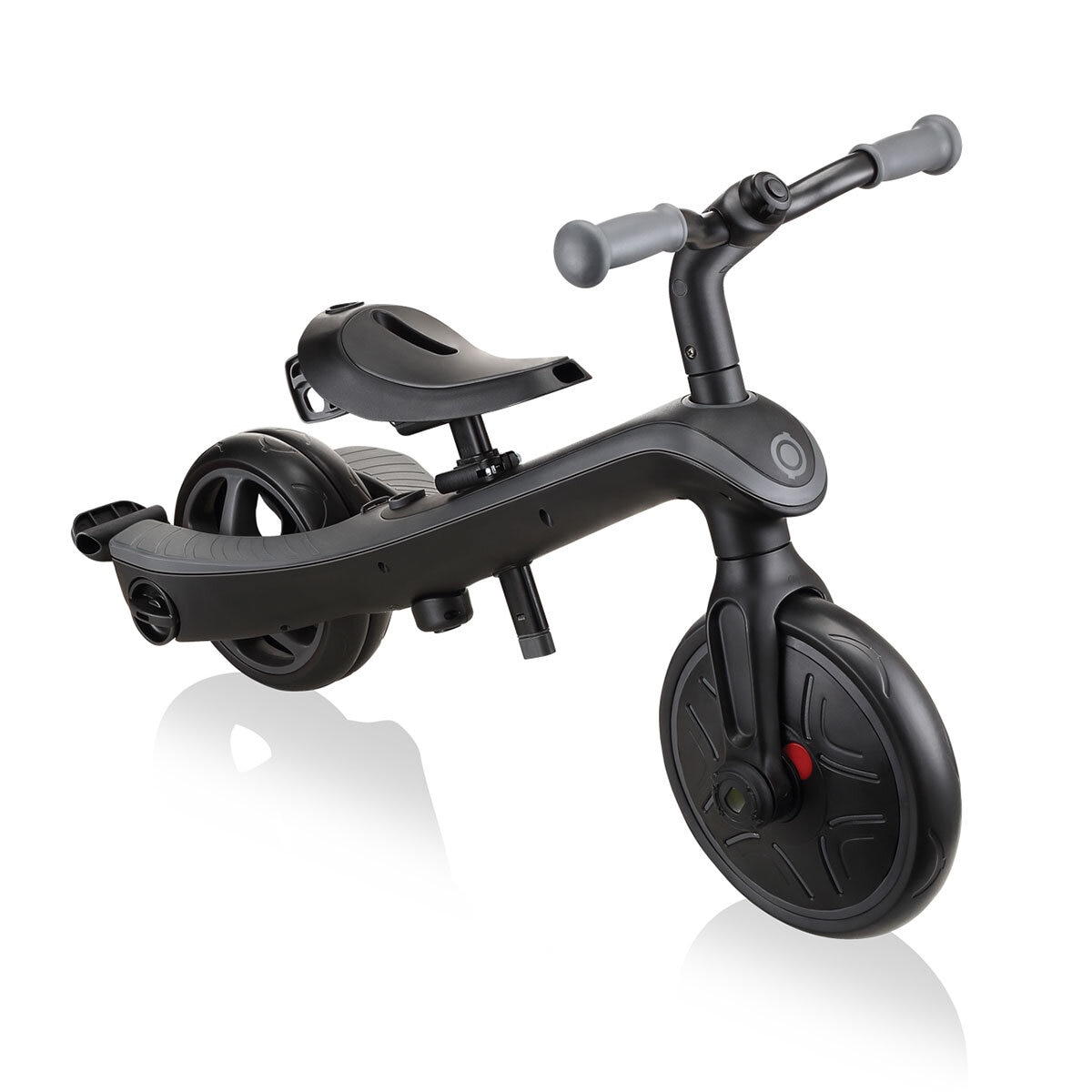 Globber Explorer Trike 4 in 1 Deluxe Play in Black Grey