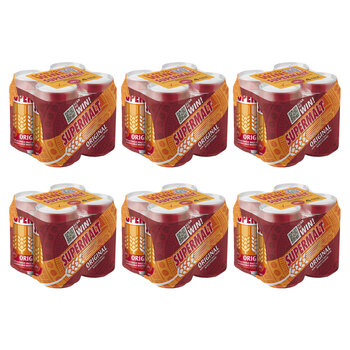 Supermalt Original Cans, 6 x 4 x 330ml