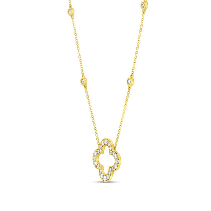 0.70ctw Round Brilliant Cut Diamond Necklace,14ct Yellow Gold 0.70ctw Round Brilliant Cut Diamond Necklace,14ct Yellow Gold