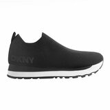DKNY Ladies Jerri Knit Trainer in Black