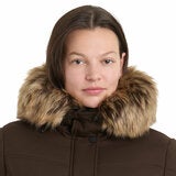 Sanctuary Women's Walker Coat with Faux Fur Hood