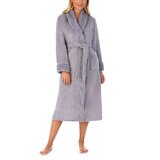 Carole Hochman Women's Plush Robe in Lilac Grey