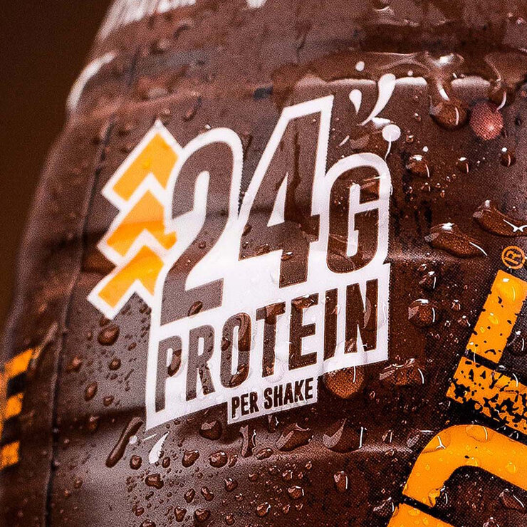 image of grenade fudge brownie protein shake