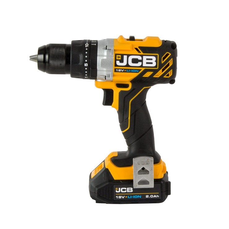 JCB Tools Professional 18V Brushless Combi Drill Kit with 2 Lithiumion