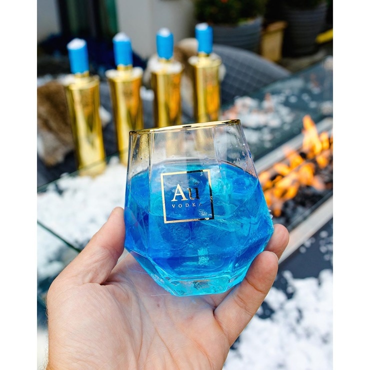 AU Vodka Blue Raspberry 70cl Costco UK
