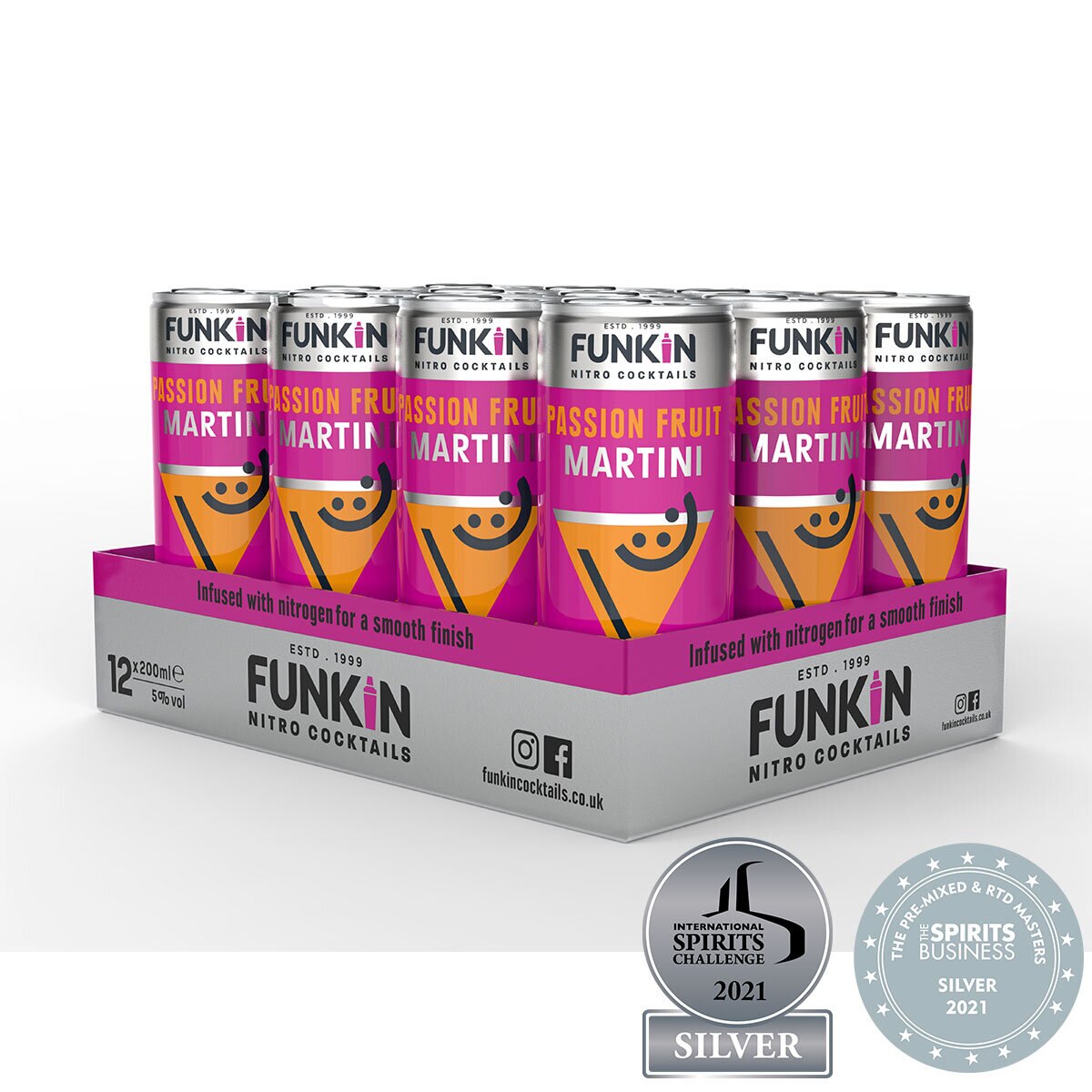 Funkin Passion Fruit Martini, 12 x 200ml
