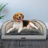 Kirkland Signature 25" x 35" (63.5 x 88.9cm) Bolstered Sofa Pet Bed in 2 Designs