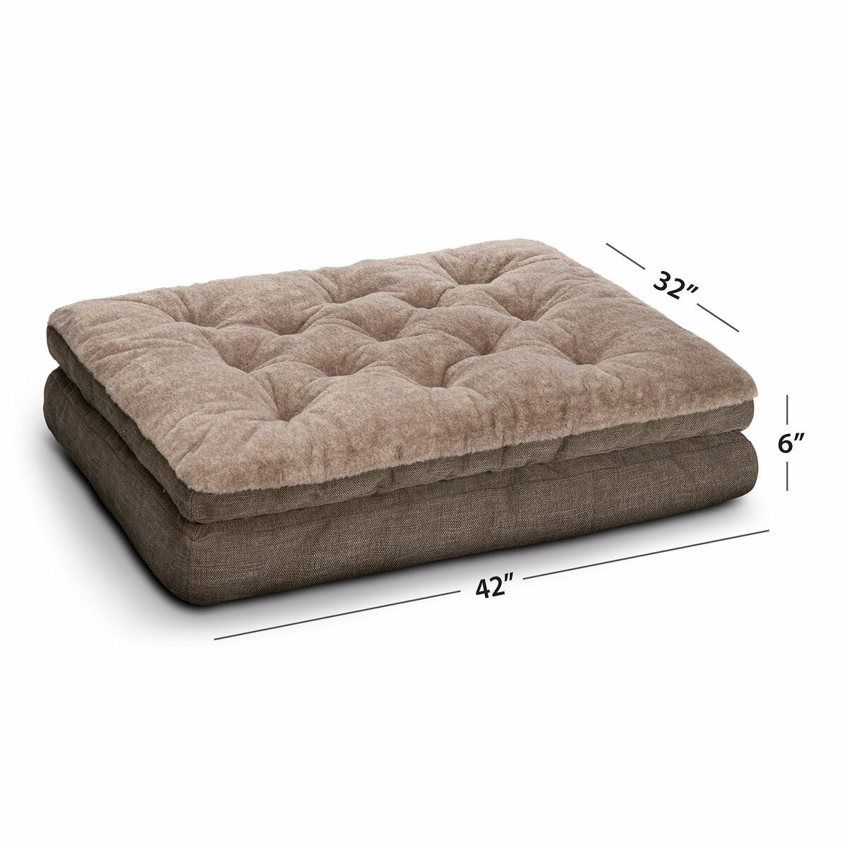 Kirkland Signature Pillow Top Gusseted Pet Bed, 32" x 42" (81.3 x 106.7cm) in 2 Options Kirkland Signature Pillow Top Gusseted Pet Bed, 32" x 42" (81.3 x 106.7cm) in 2 Options