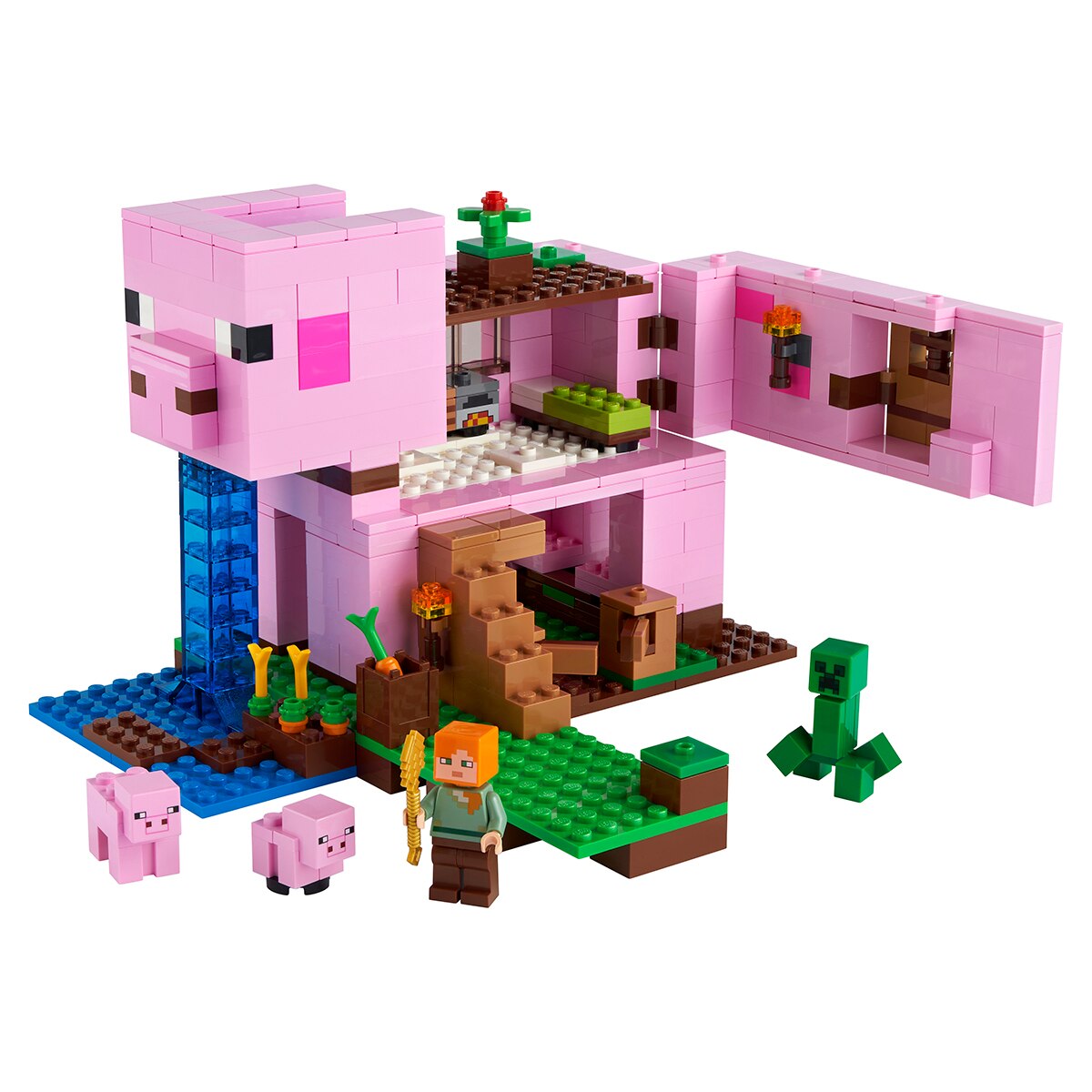 Minecraft the pig house construction set