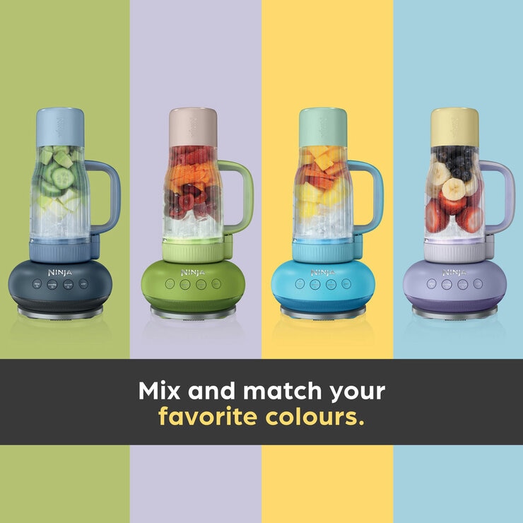 Ninja BlendBoss Tumbler Blender in Blue Raspberry, DB351UKBL