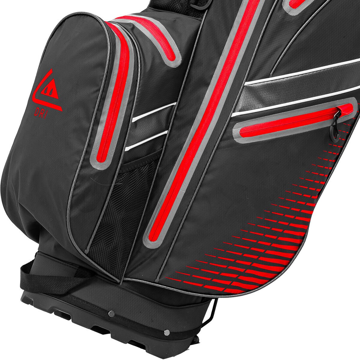 Longridge Elements Waterproof Stand Bag in Black and Red