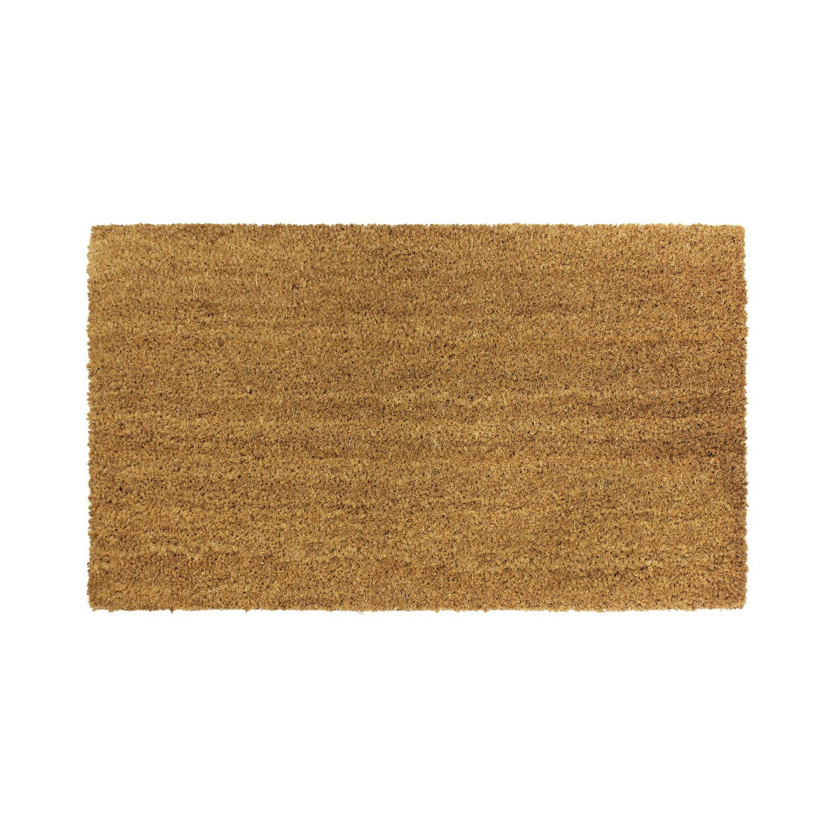 JVL Manor Natural Coir Latex-Backed Door Mat, 40 x 70cm - 2 Pack