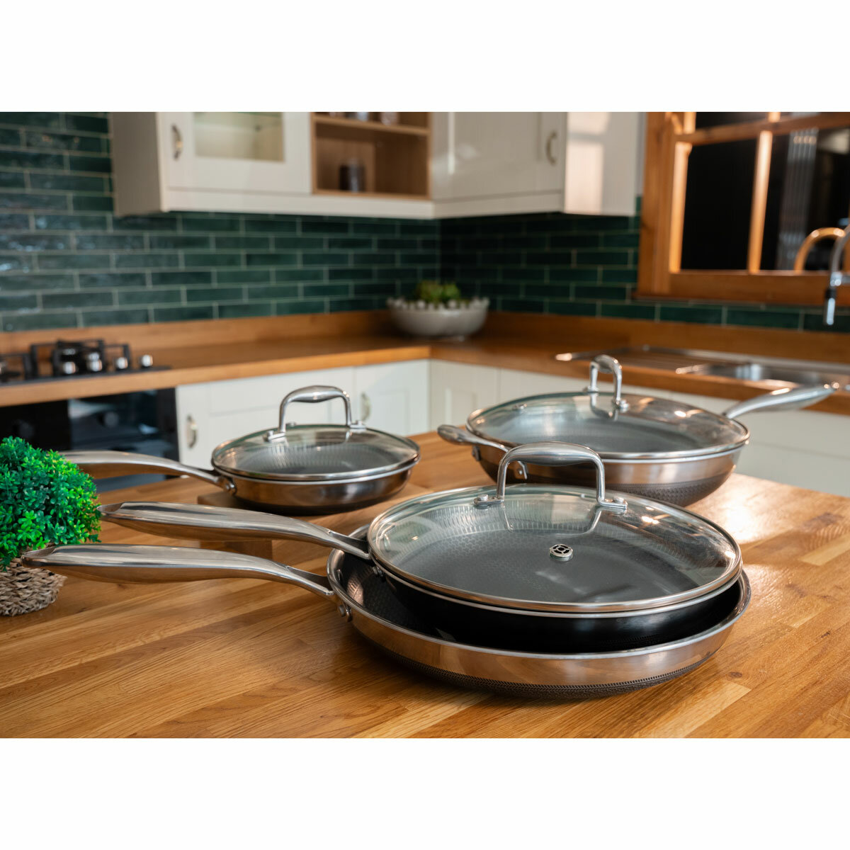 PRO STEEL Fusion 7 Piece Cookware Set 3