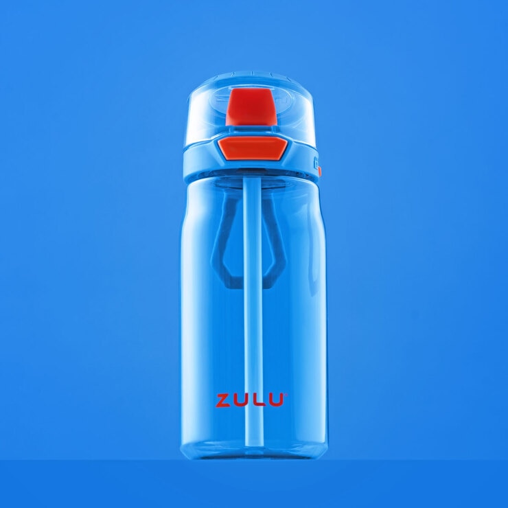 Zulu Flex Water Bottle, 3 Pack in Grey/Blue/Green Zulu Flex Water Bottle, 3 Pack in Grey/Blue/Green