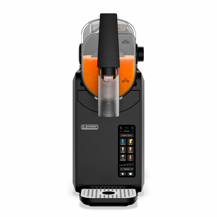 Front Profile of Iceman Slush-Ease Max Slushy Maker making slushi