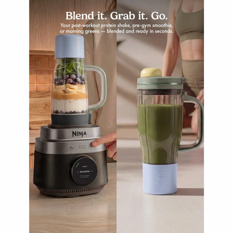 Lifestyle image of blender on top of kitchen counter Lifestyle image of blender on top of kitchen counter