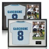 Paul Gascoigne Signed Framed Shirt