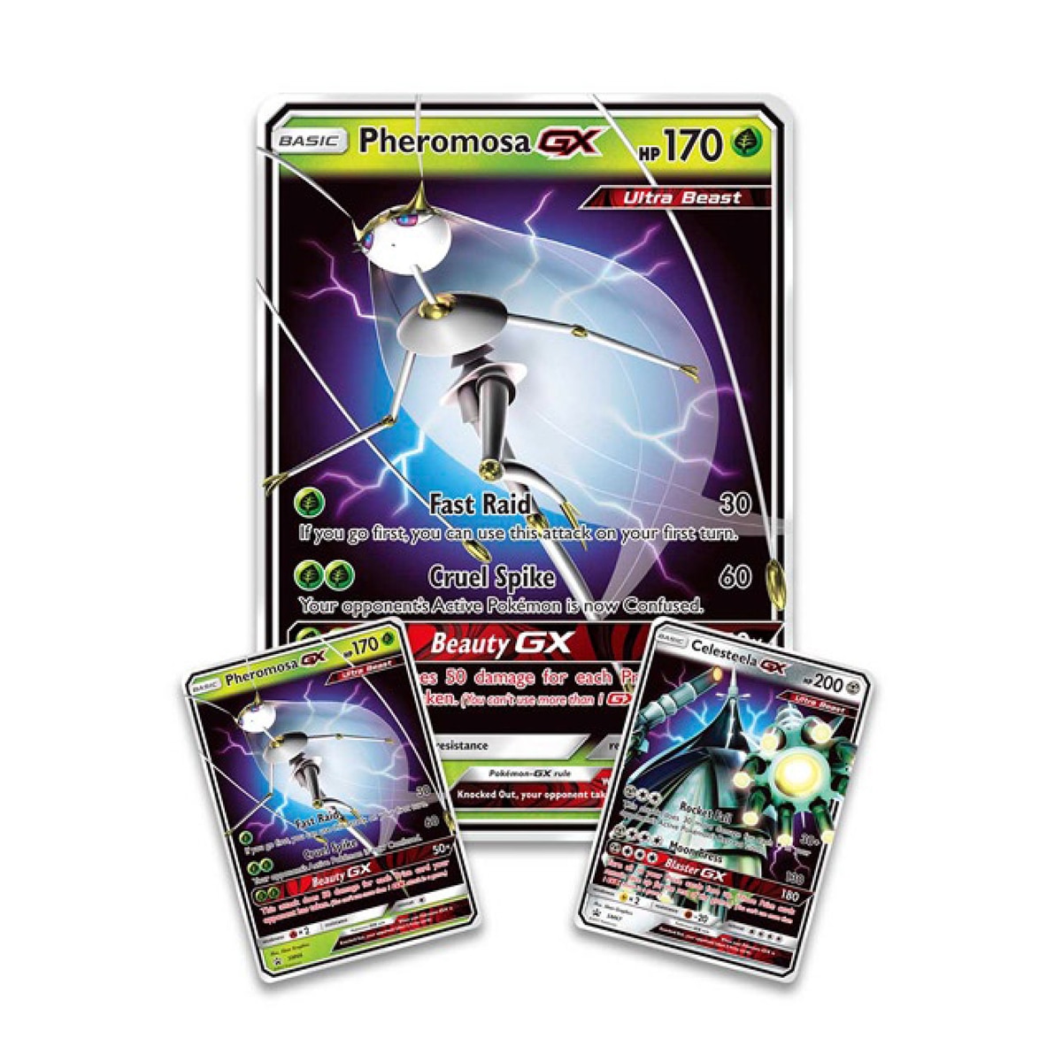 Pokemon Ultra Beasts GX Premium Collection Box: Pheromosa-GX