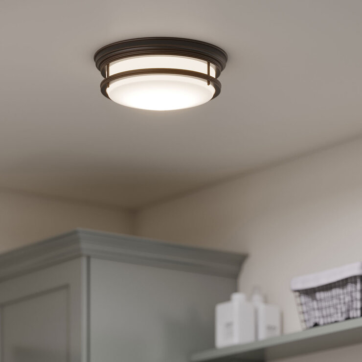 Hadley 3 Light Flush - Oil Rubbed Bronze Hadley 3 Light Flush - Oil Rubbed Bronze