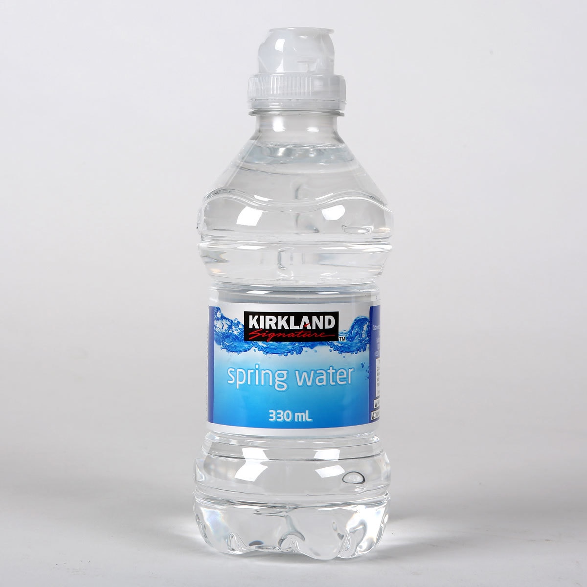 Kirkland Signature Natural Spring Water, 80 x 330ml Sports Cap Bottles